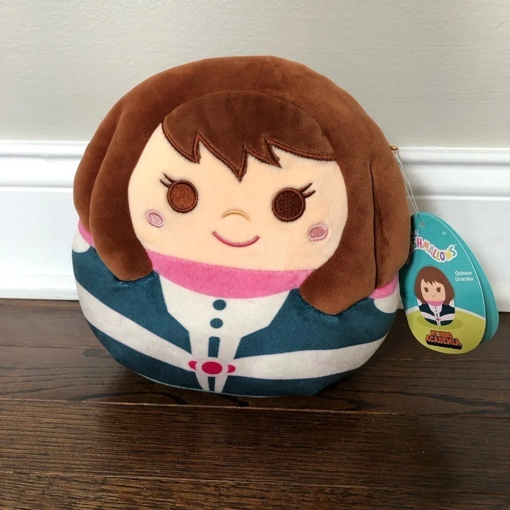 *NWT* Squishmallows x My Hero Academia Ochaco Uraraka 8” Soft Plush Toy